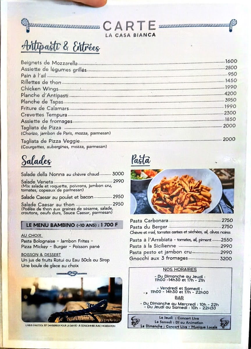 Menu La Casa Bianca-1